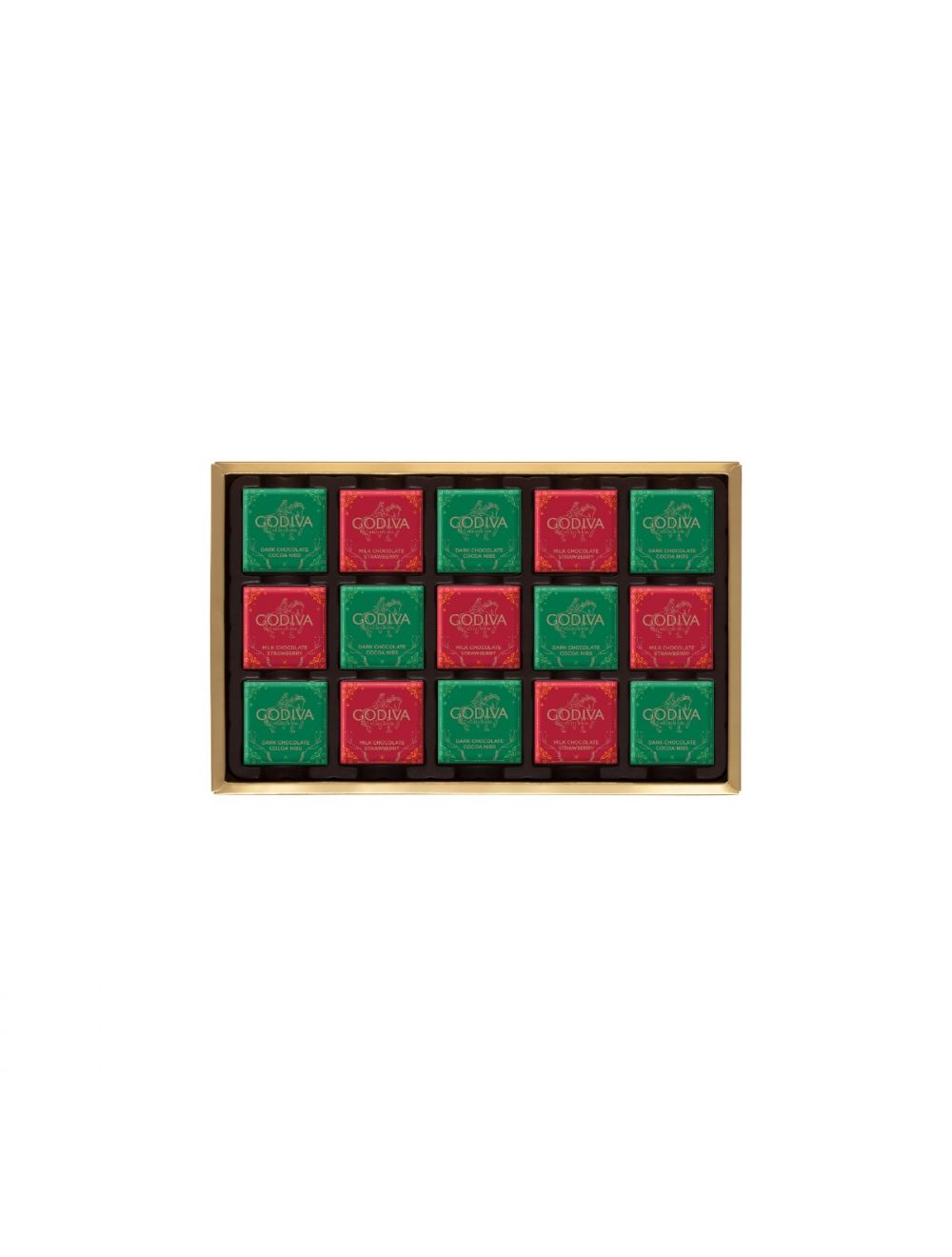 HOLIDAY CHOCOLATE CARRÉ GIFT BOX 15PCS