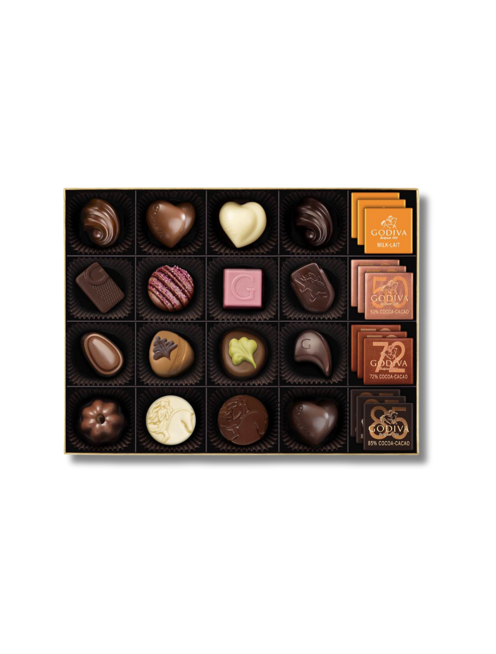 GOLD COLLECTION ASST.CHO 28PC