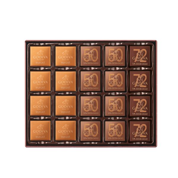 Assorted Chocolate Carré Collection 36 pcs