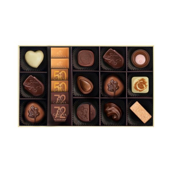 Gold Chocolate Gift Box 18 pcs