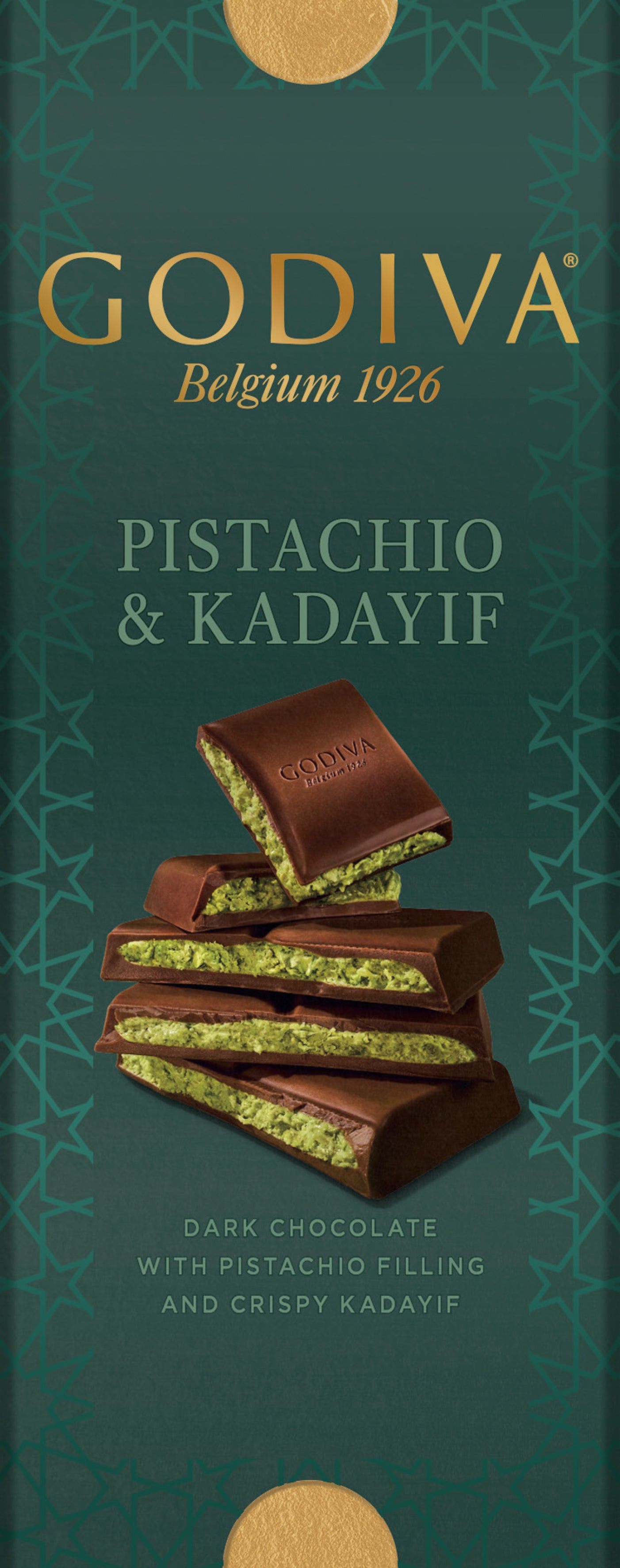 TABLET DARK PISTACHIO & KUNAFA 122G