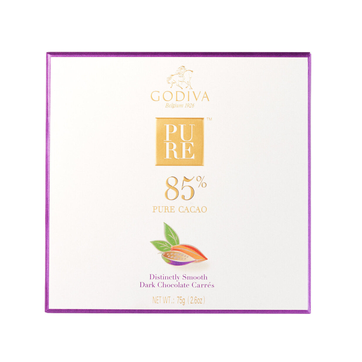 PURE 85% Dark Chocolate Carré Gift Box 16pcs