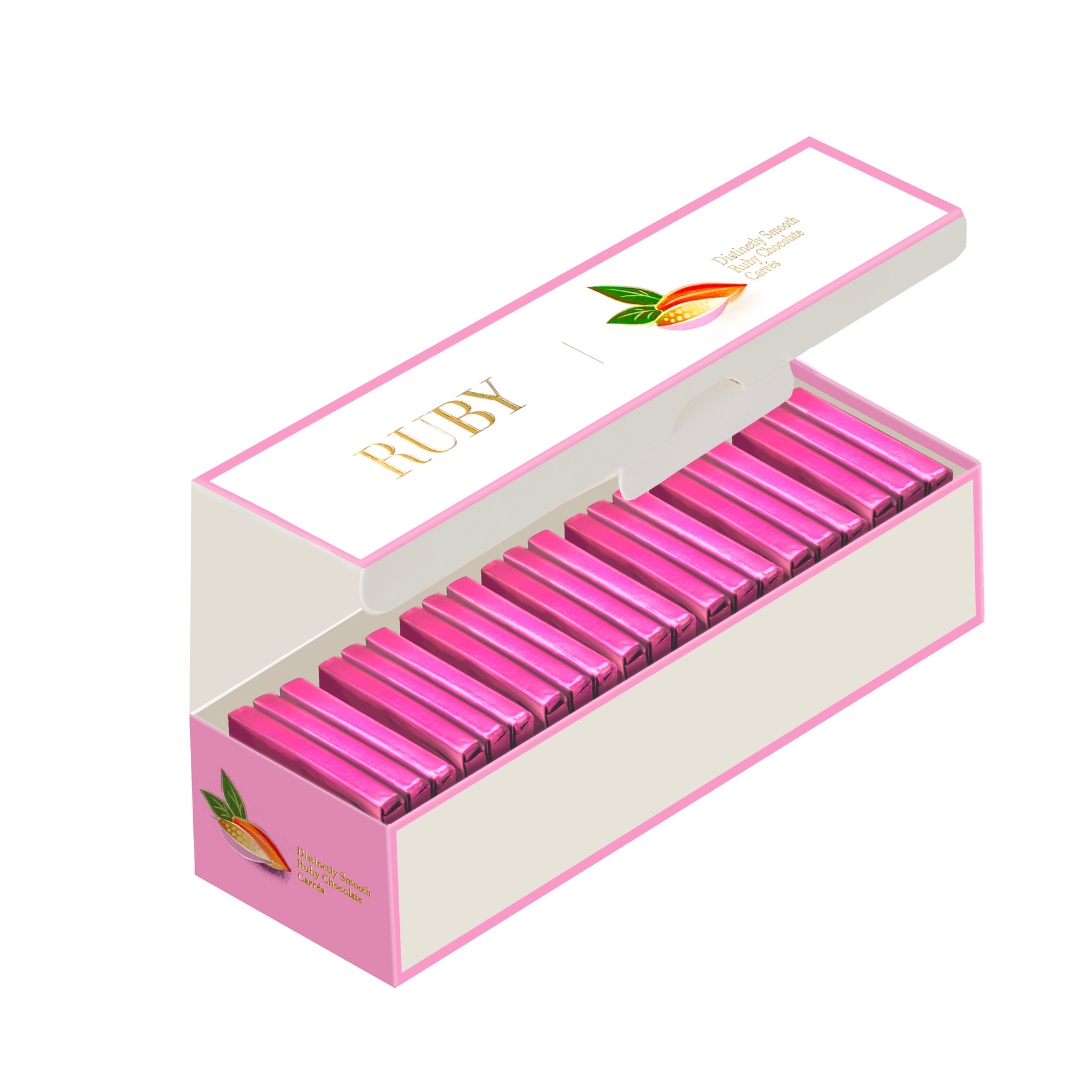 Ruby Chocolate Carré Collection 21pcs