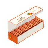 Orange Dark Chocolate Carré Collection 21pcs