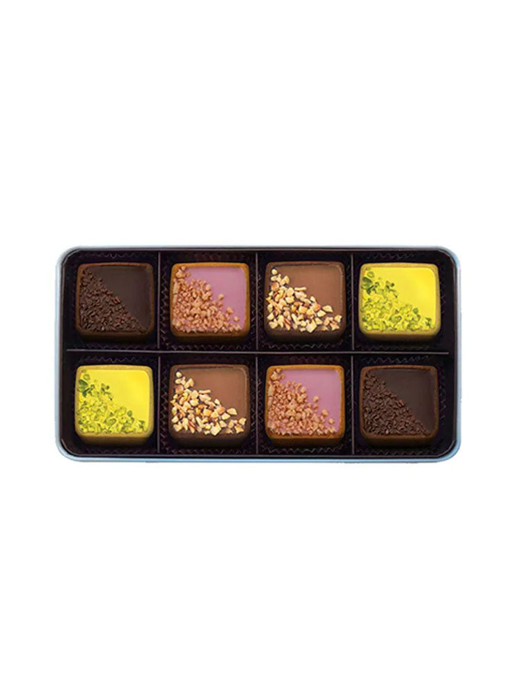 ASSORTED MINI TARTE CHOCOLATE TIN BOX 8PCS