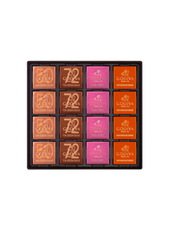 Assorted Chocolate Carré Collection 16pcs