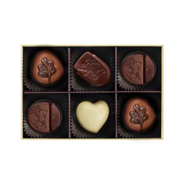 Gold Collection Chocolate Gift Box  6 pcs
