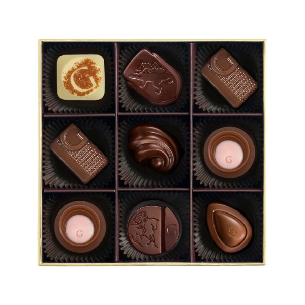 Gold Collection Chocolate Gift Box 9 pcs