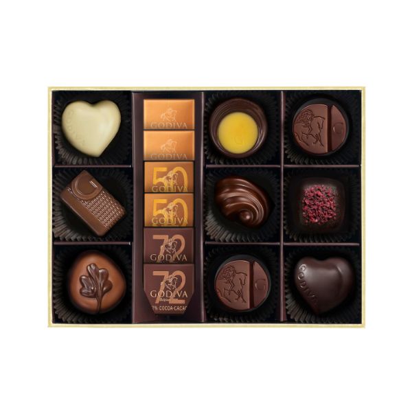 Gold Chocolate Gift Box 15 pcs