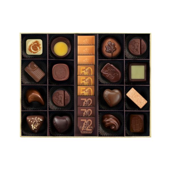 Gold Chocolate Gift Box 25 pcs