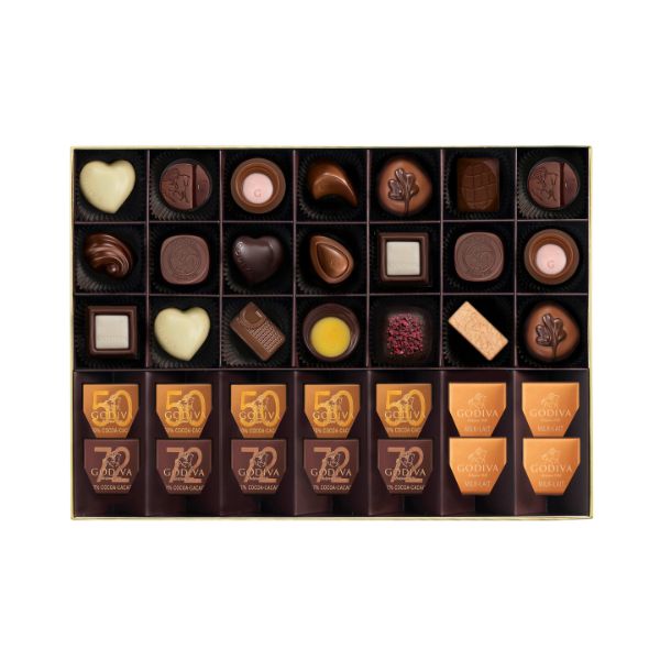 Gold Chocolate Gift Box 35 pcs