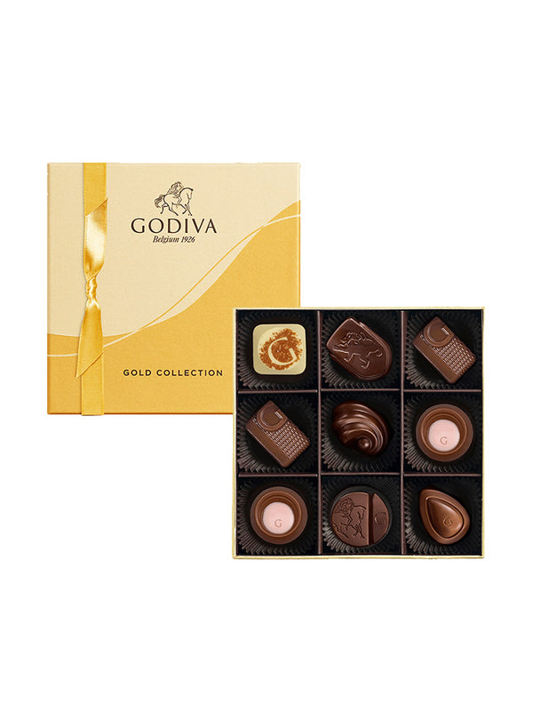 Gold Collection Chocolate Gift Box 9 pcs