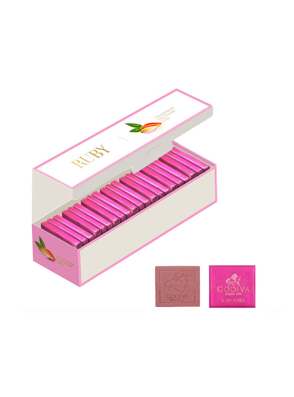 Ruby Chocolate Carré Collection 21pcs