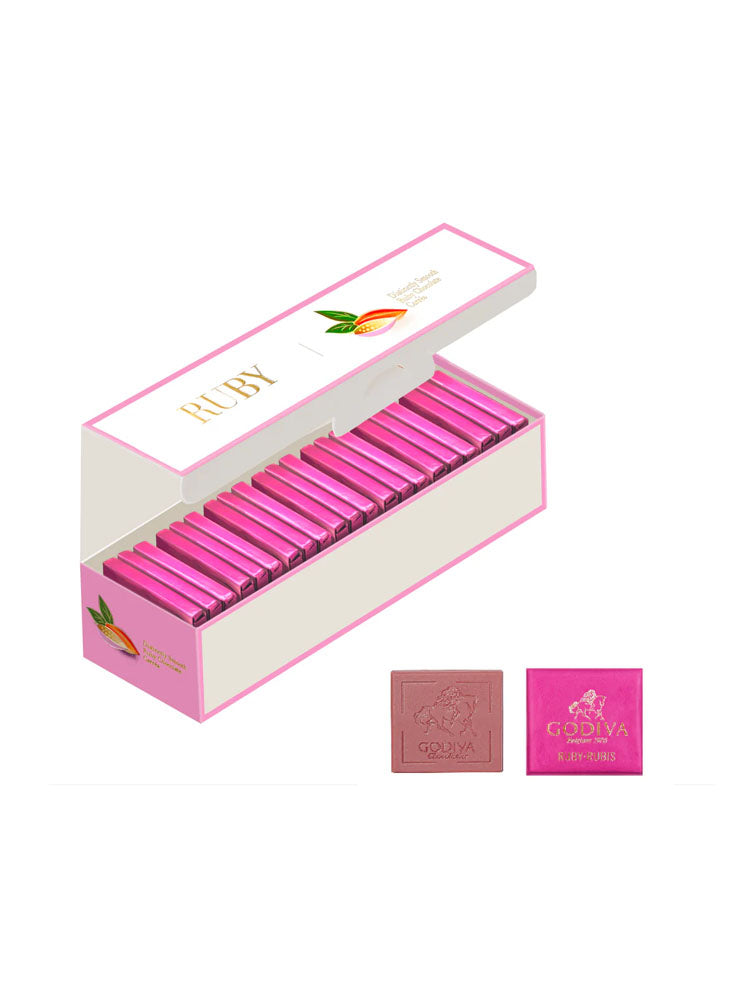 Ruby Chocolate Carré Collection 21pcs