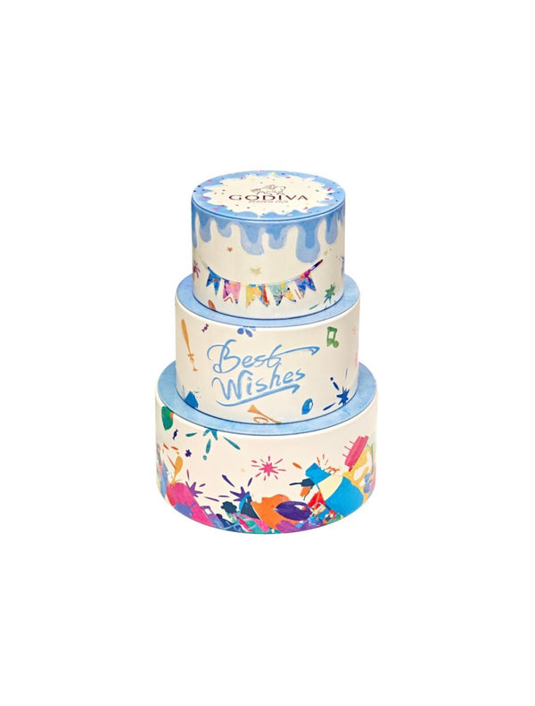 NOVELTY G CUBE CAKE TIN 10PCS