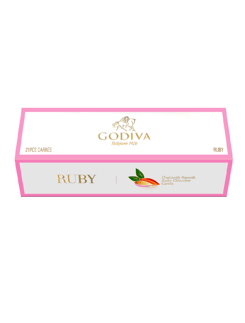 Ruby Chocolate Carré Collection 21pcs