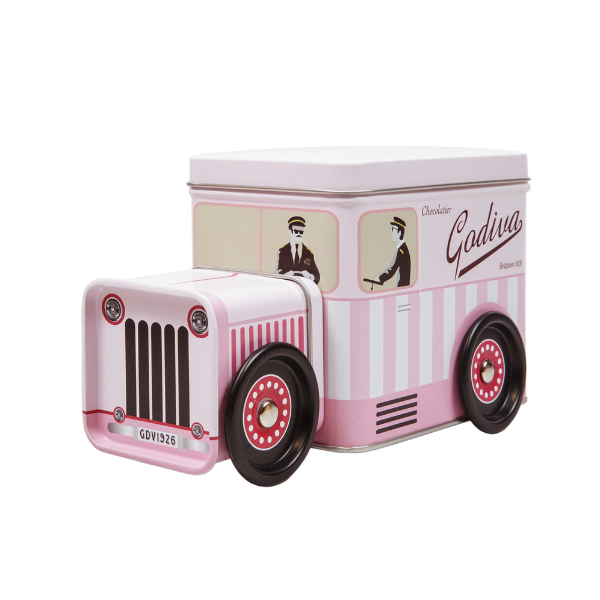 Heritage Pink Van G Cube Truffle Tin 10 pcs