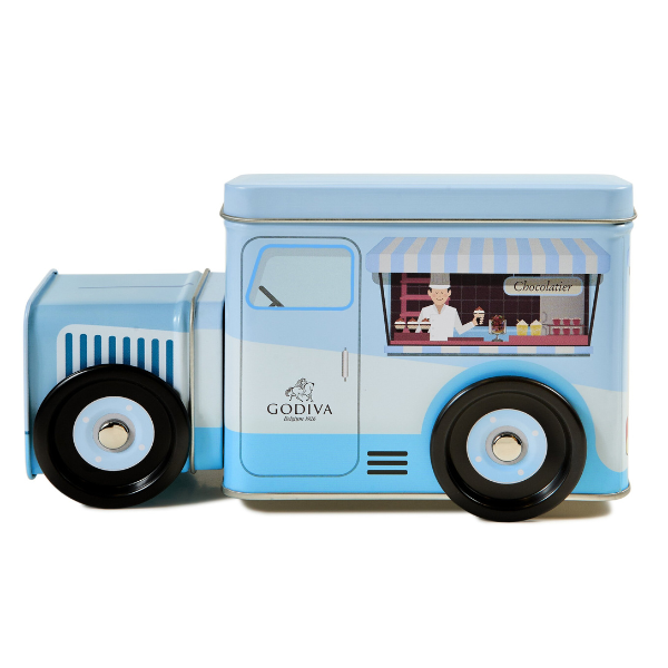 Heritage Blue Van G Cube Truffle Tin 10 pcs