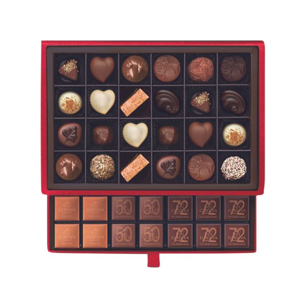 CHOCOLATE LUXURY GIFT BOX RED 59PCS